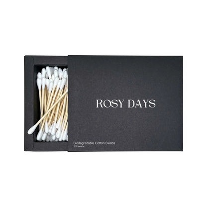 ROSY DAYS Biodegradable Cotton Swabs